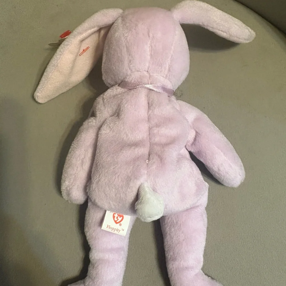 Ty Soft Lavender Bunny Plush